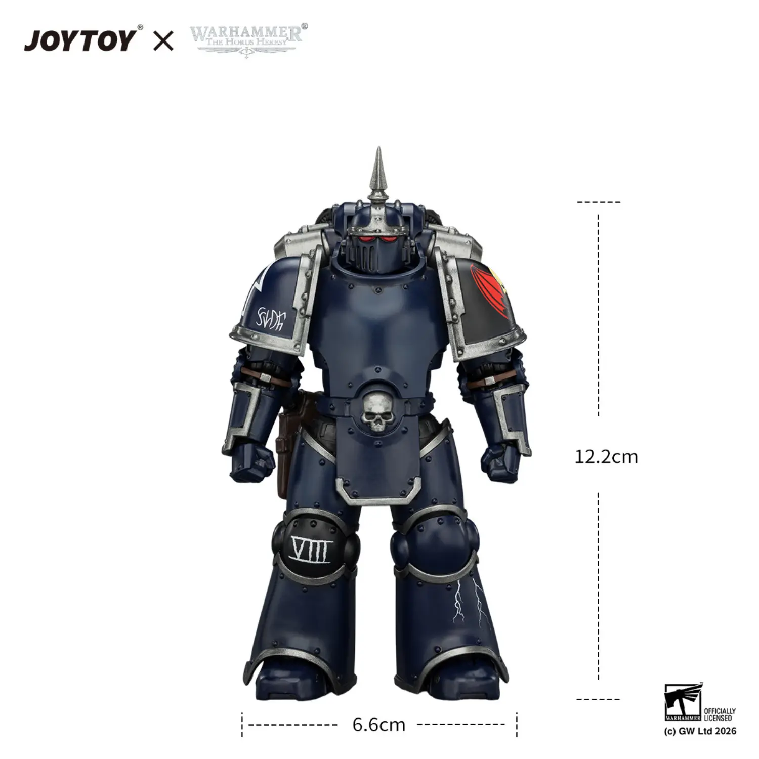 the size of Action Figure - Night Lords MK III Tactical Legionary with Bolter and Bolt Pistol 1 18 - JOTYOY Warhammer The Horus Heresy in white background The Size Of Action Figure Night Lords Mk Iii Tactical Legionary With Bolter And Bolt Pistol 1 18 Jotyoy Warhammer The Horus Heresy In White Background