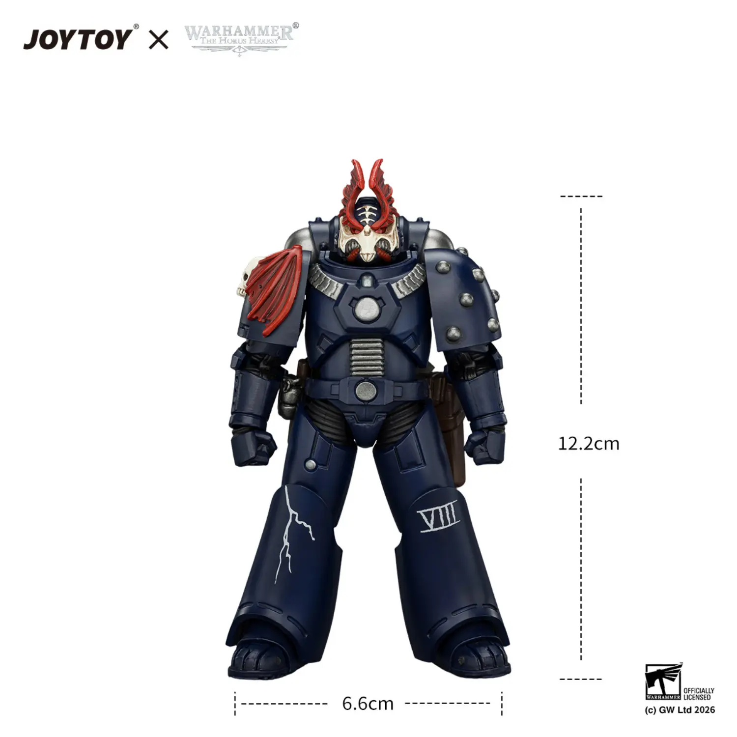 the size of Action Figure - Night Lords MKVI Tactical Legionary 1 18 - JOTYOY Warhammer The Horus Heresy in white background The Size Of Action Figure Night Lords Mkvi Tactical Legionary 1 18 Jotyoy Warhammer The Horus Heresy In White Background
