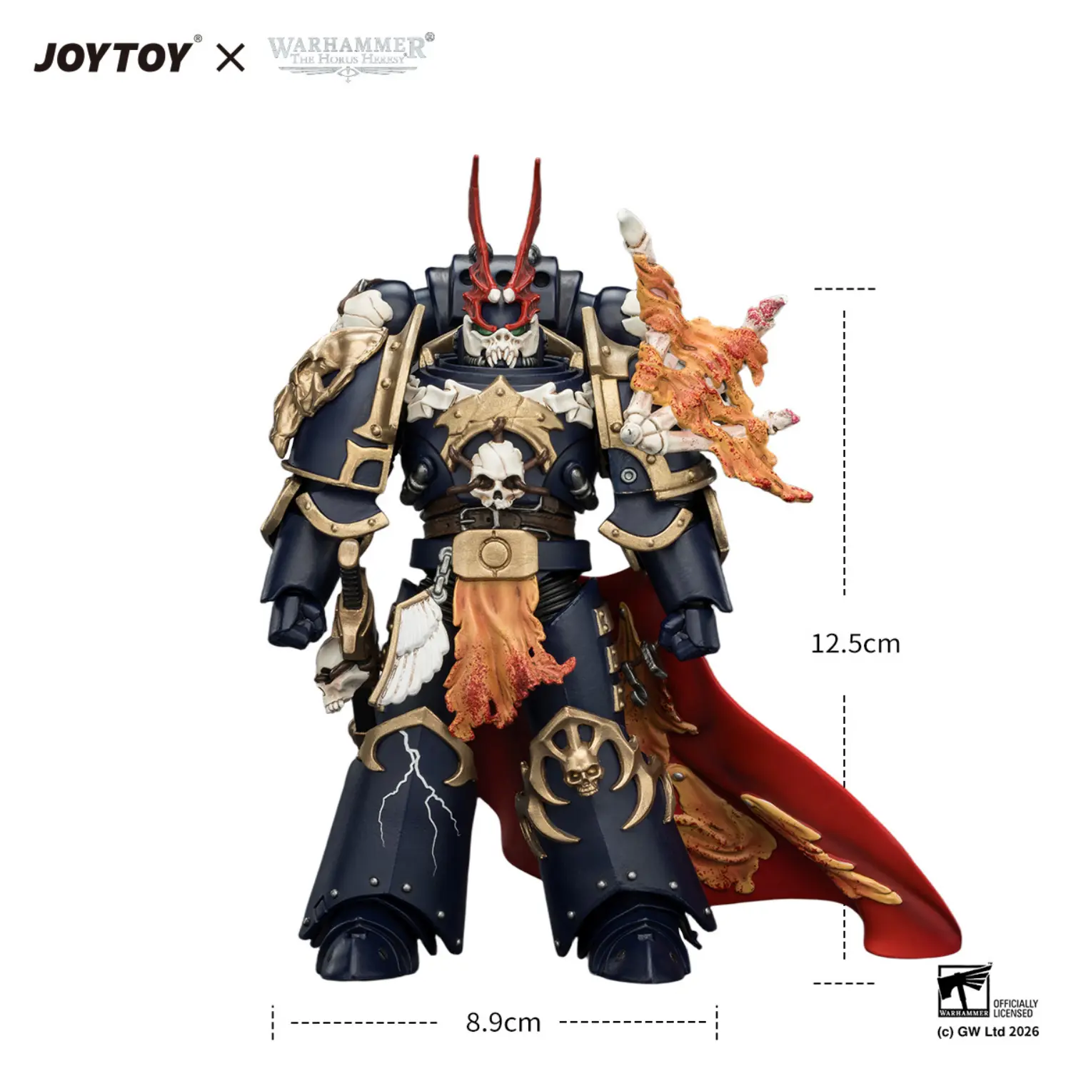 the size of Action Figure - Night Lords Sevatar, First Captain of the Night Lords, The Prince of Crows 1 18 - JOTYOY Warhammer The Horus Heresy in white background The Size Of Action Figure Night Lords Sevatar, First Captain Of The Night Lords, The Prince Of Crows 1 18 Jotyoy Warhammer The Horus Heresy In White Background