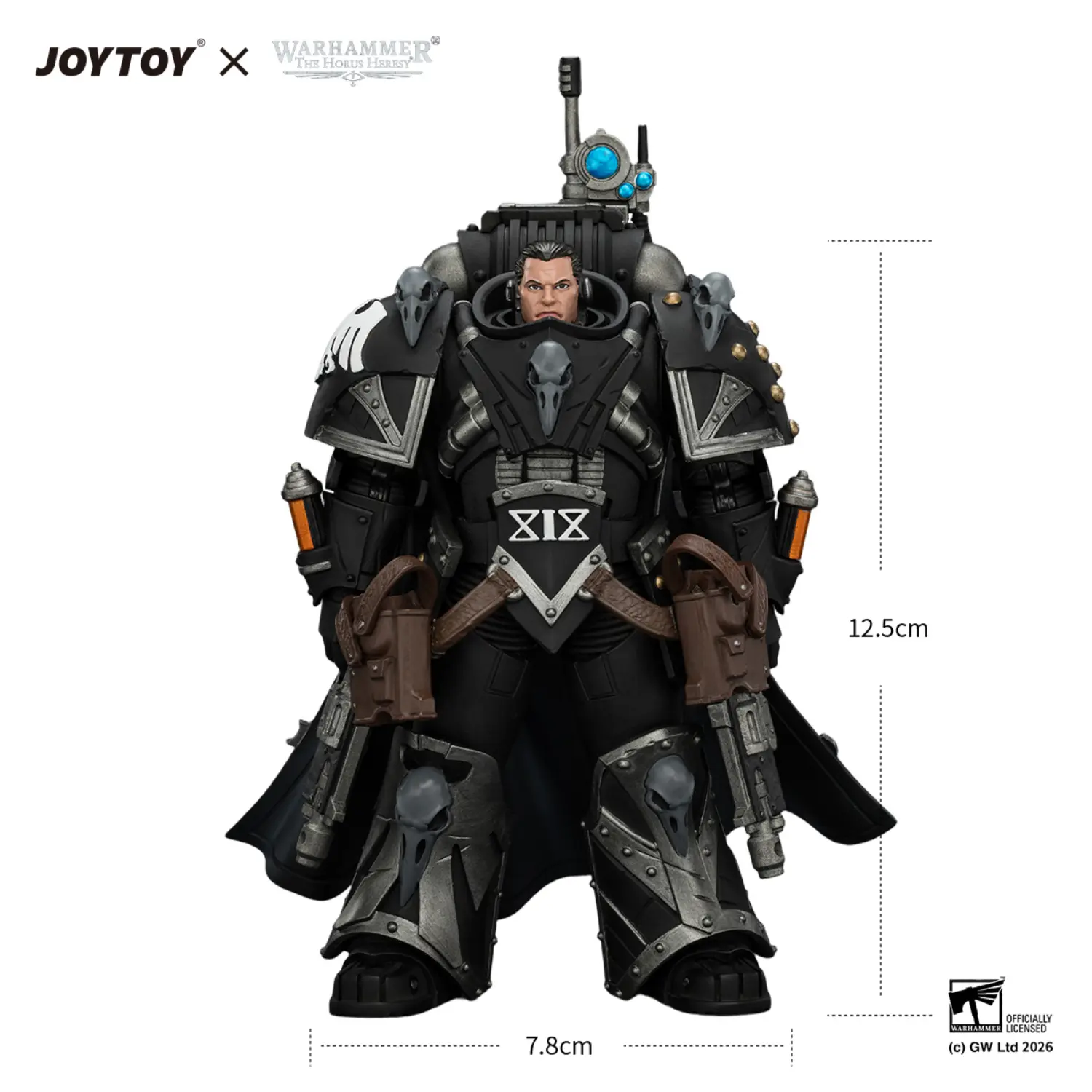 the size of Action Figure - Raven Guard Kaedes Nex, the Blood Crow with Fulcrum hand cannons 1 18 - JOTYOY Warhammer The Horus Heresy in white background The Size Of Action Figure Raven Guard Kaedes Nex, The Blood Crow With Fulcrum Hand Cannons 1 18 Jotyoy Warhammer The Horus Heresy In White Background