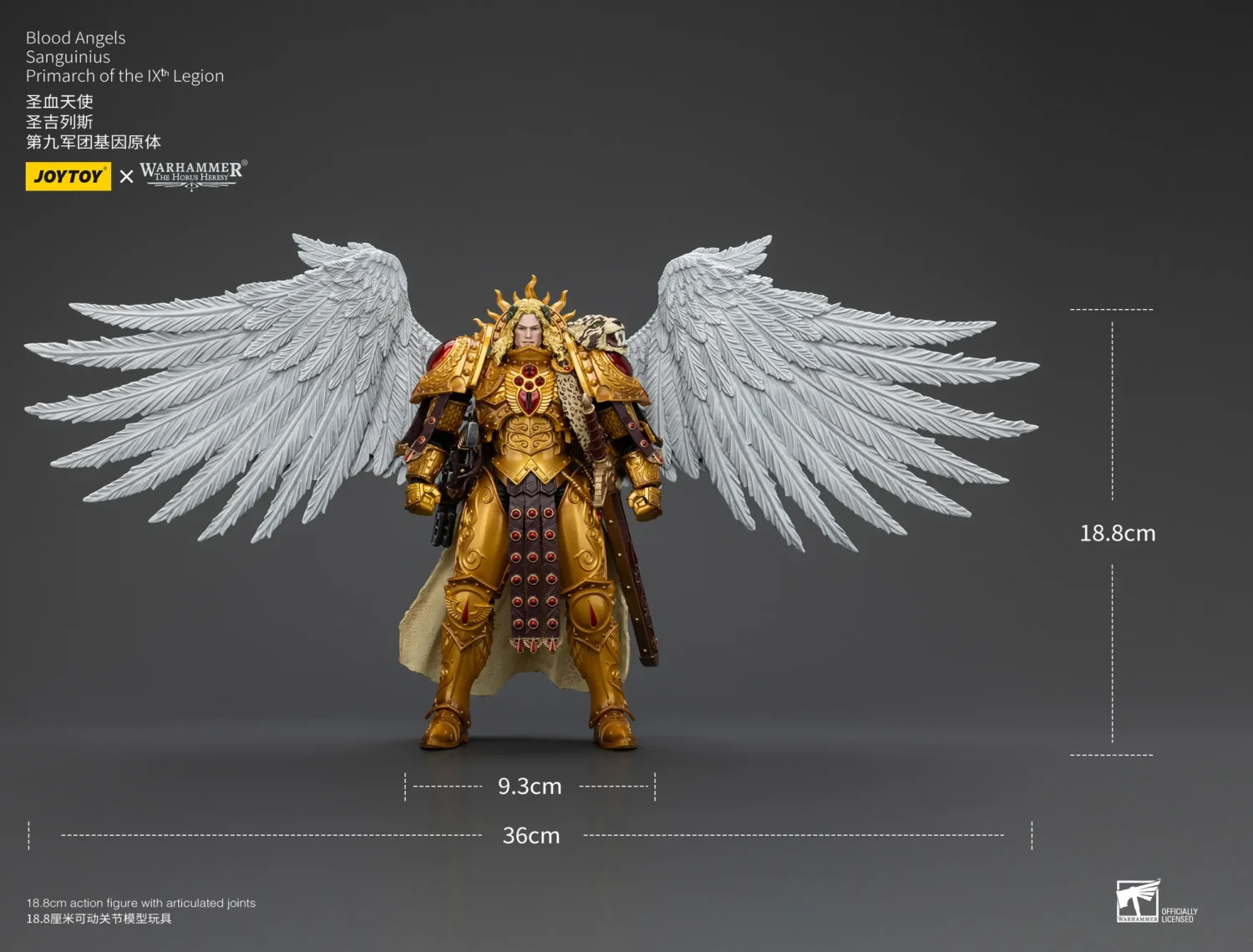 The Size Of Action Figure Sons Of Horus Mkvi Tactical Legionary 1 18 Jotyoy Warhammer Rectangle Image