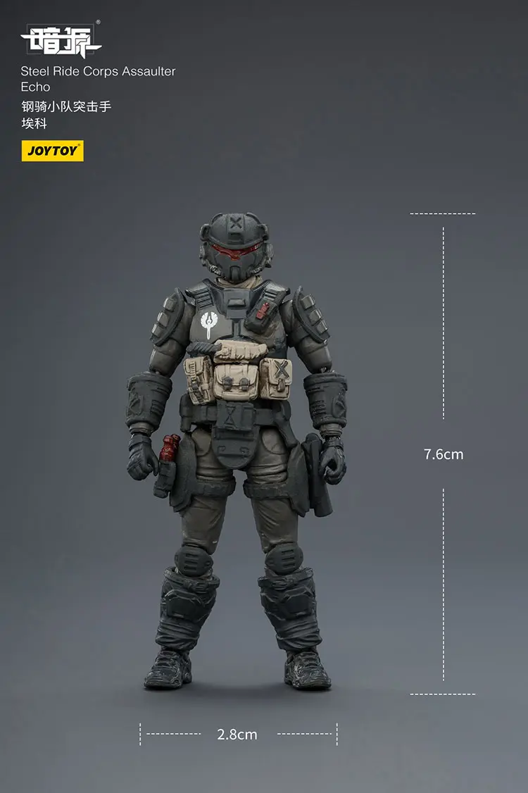 the size of Action Figure - Steel Ride Corps Assaulter Echo 1 25 - JOYTOY Dark Source rectangle image The Size Of Action Figure Steel Ride Corps Assaulter Echo 1 25 Joytoy Dark Source Rectangle Image