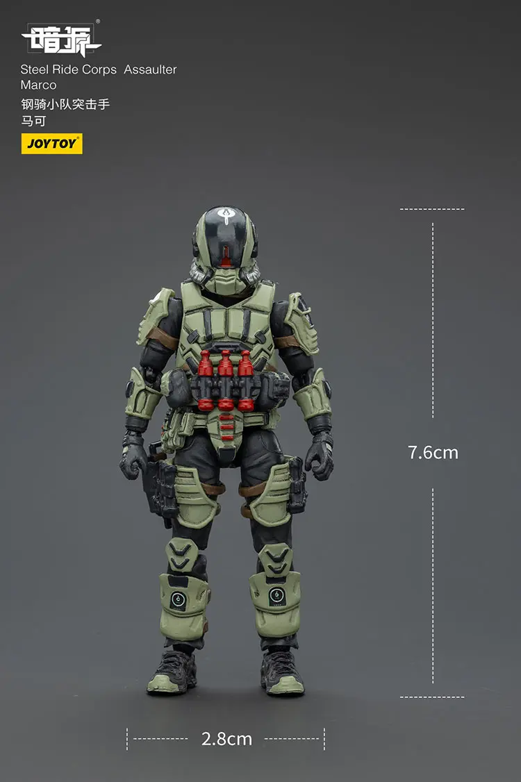 The Size Of Action Figure Steel Ride Corps Assaulter Marco 1 25 Joytoy Dark Source Rectangle Image