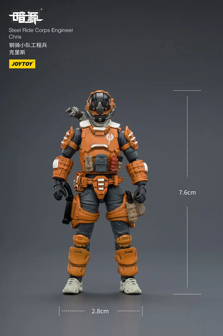 the size of Action Figure - Steel Ride Corps Engineer Chris 1 25 - JOYTOY Dark Source rectangle image The Size Of Action Figure Steel Ride Corps Engineer Chris 1 25 Joytoy Dark Source Rectangle Image