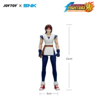 The Size Of Action Figure Yuri Sakazaki Kof '98 Um Art Of Fighting Team Snk 1 18 Joytoy The King Of Fighters In White Background