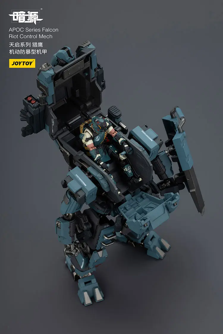 The Upward Side Of Action Figure Apoc Falcon Riot Control Mech ST-8607 With Unsc Sniper Foster 1 25 Joytoy Dark Source Rectangle Image