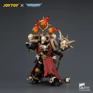 Action Figure Black Legion Master Of Possession With Staff Of Possession And Bolt Pistol 1 18 Joytoy Warhammer 40k