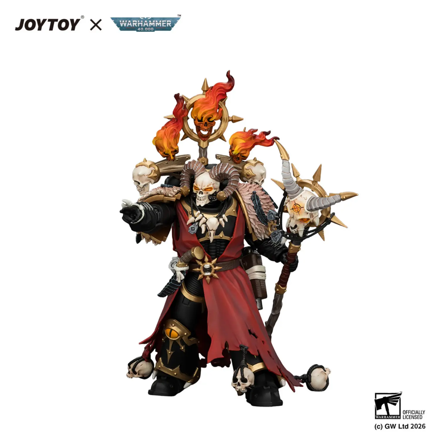 Action Figure - Black Legion Master of Possession with Staff of Possession and Bolt Pistol 1 18 - JOYTOY Warhammer 40K in white background 3 Action Figure Black Legion Master Of Possession With Staff Of Possession And Bolt Pistol 1 18 Joytoy Warhammer 40k In White Background 3