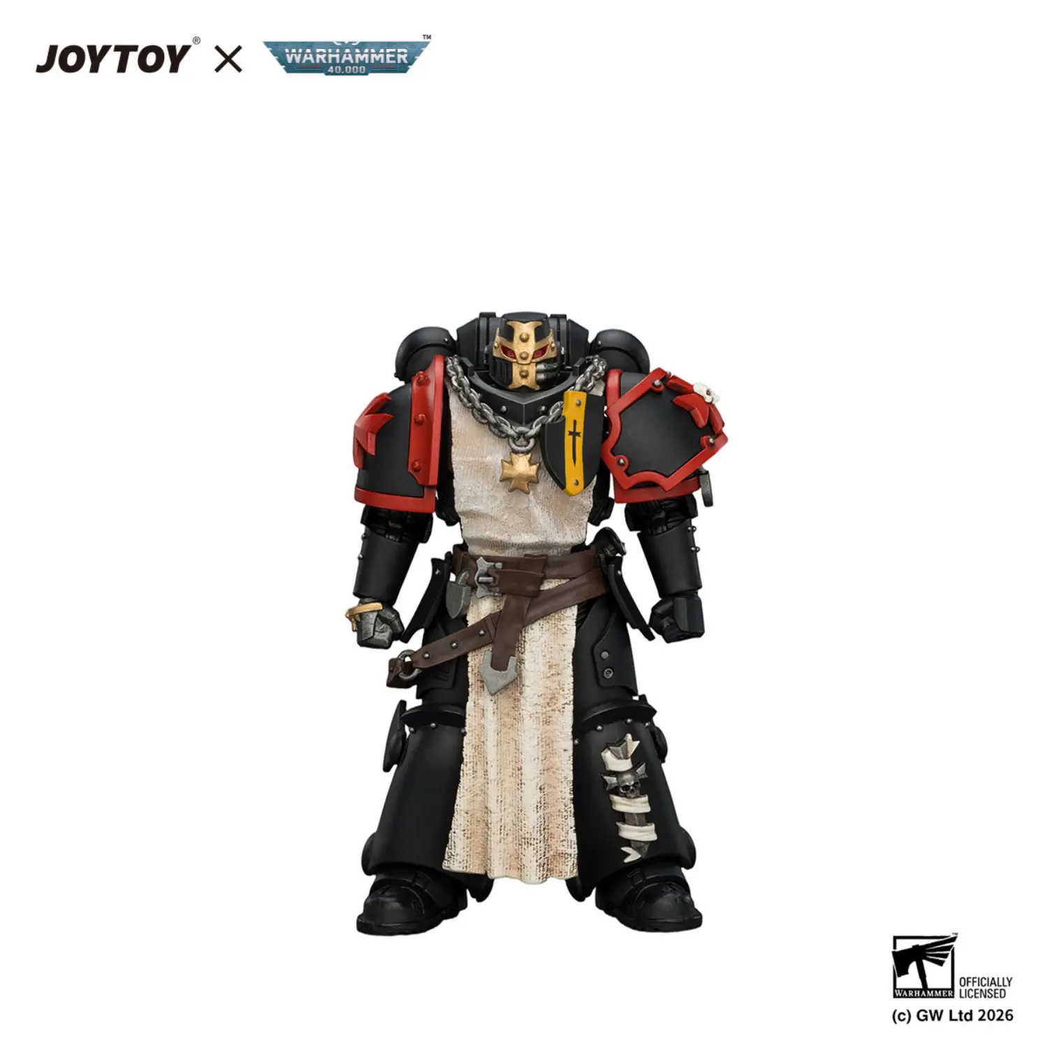 Action Figure - Black Templars Crusader Ancient with Power Sword and Bolt Pistol 1 18 - JOYTOY Warhammer 40K in white background 1 Action Figure Black Templars Crusader Ancient With Power Sword And Bolt Pistol 1 18 Joytoy Warhammer 40k In White Background 1