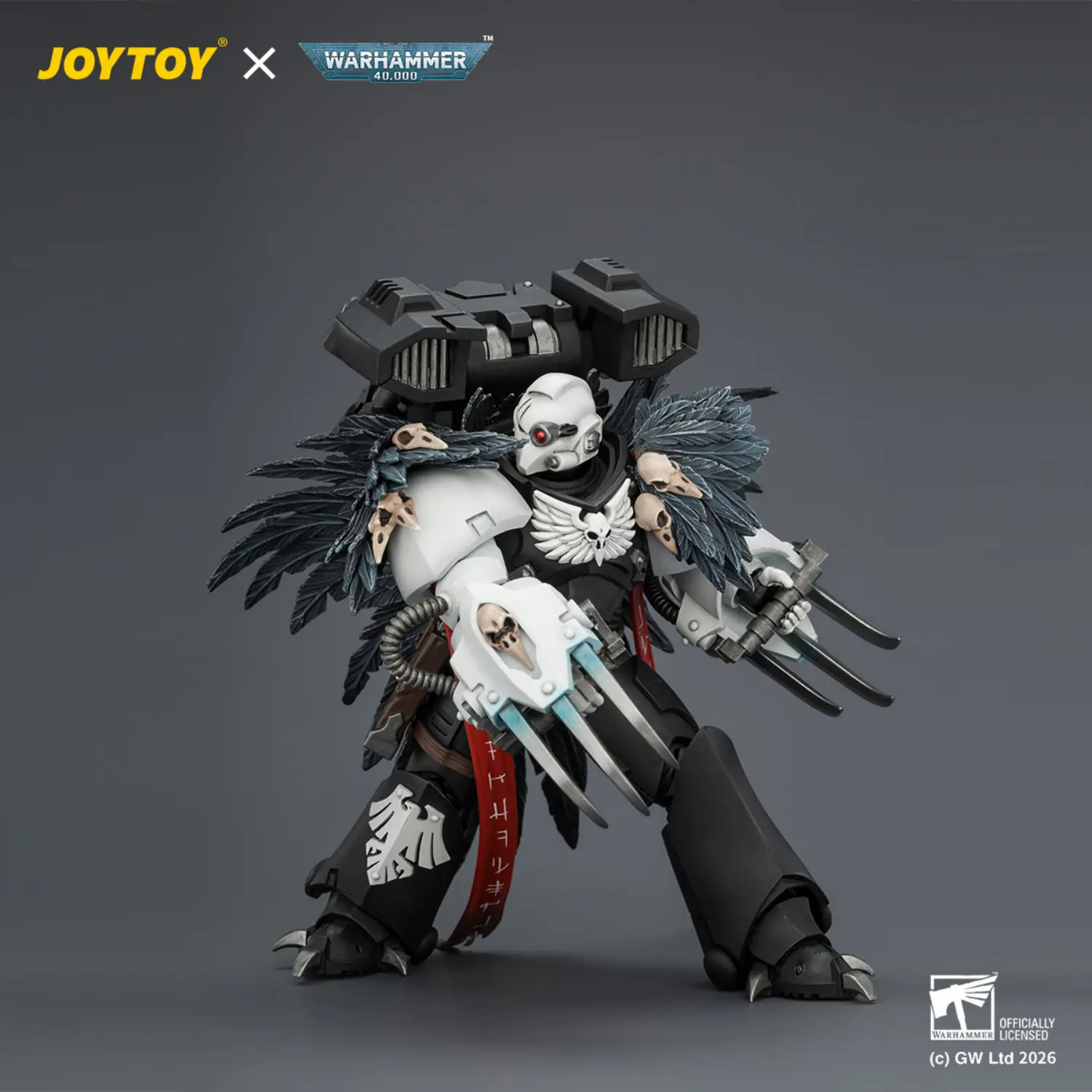 Action Figure - Raven Guard Chapter Master Aethon Shaan with Claws of Severax 1 18 - JOYTOY Warhammer 40K 3 Action Figure Raven Guard Chapter Master Aethon Shaan With Claws Of Severax 1 18 Joytoy Warhammer 40k 3