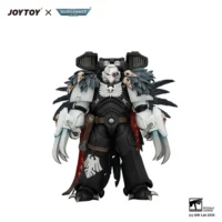 Action Figure - Raven Guard Chapter Master Aethon Shaan with Claws of Severax 1 18 - JOYTOY Warhammer 40K in white background Action Figure Raven Guard Chapter Master Aethon Shaan With Claws Of Severax 1 18 Joytoy Warhammer 40k In White Background