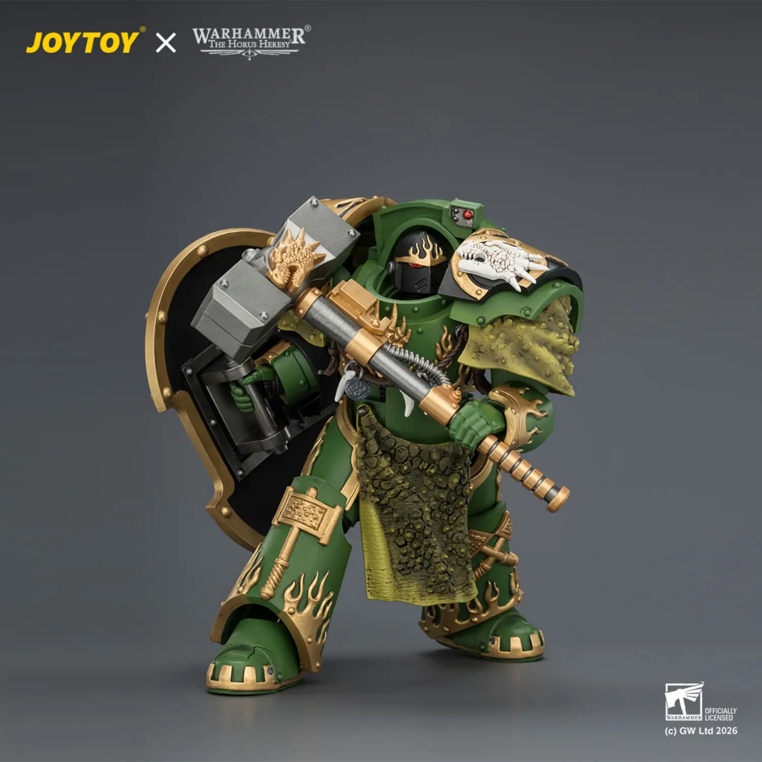 Action Figure - Salamanders Firedrake Terminator 1 with Thunder Hammer and Dragonscale Storm Shield 1 18 - JOTYOY Warhammer The Horus Heresy 3 Action Figure Salamanders Firedrake Terminator 1 With Thunder Hammer And Dragonscale Storm Shield 1 18 Jotyoy Warhammer The Horus Heresy 3