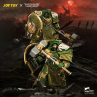 Action Figure Salamanders Firedrake Terminators 1 18 Jotyoy Warhammer The Horus Heresy In Dark Red Battlefiled Background