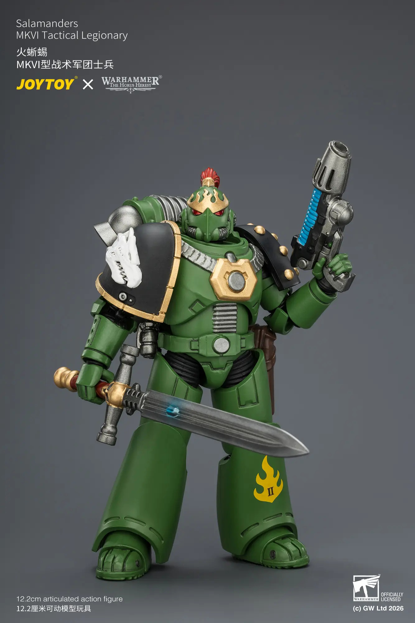 Action Figure - Salamanders MKVI Tactical Legionary 1 18 - JOTYOY Warhammer The Horus Heresy rectangle image 2 Action Figure Salamanders Mkvi Tactical Legionary 1 18 Jotyoy Warhammer The Horus Heresy Rectangle Image 2