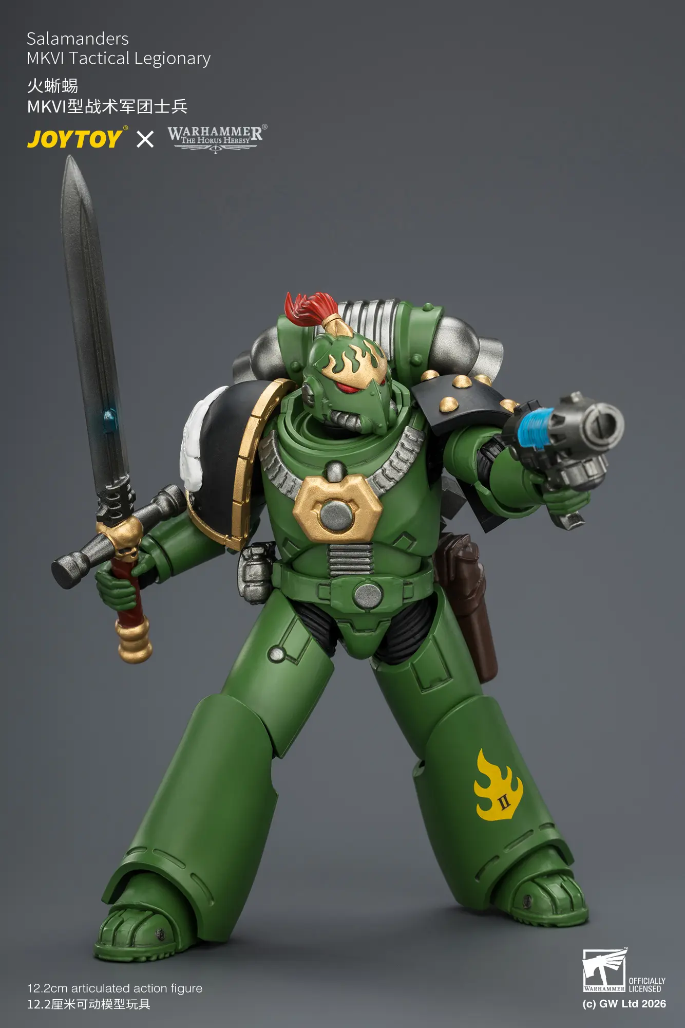 Action Figure - Salamanders MKVI Tactical Legionary 1 18 - JOTYOY Warhammer The Horus Heresy rectangle image 4 Action Figure Salamanders Mkvi Tactical Legionary 1 18 Jotyoy Warhammer The Horus Heresy Rectangle Image 4
