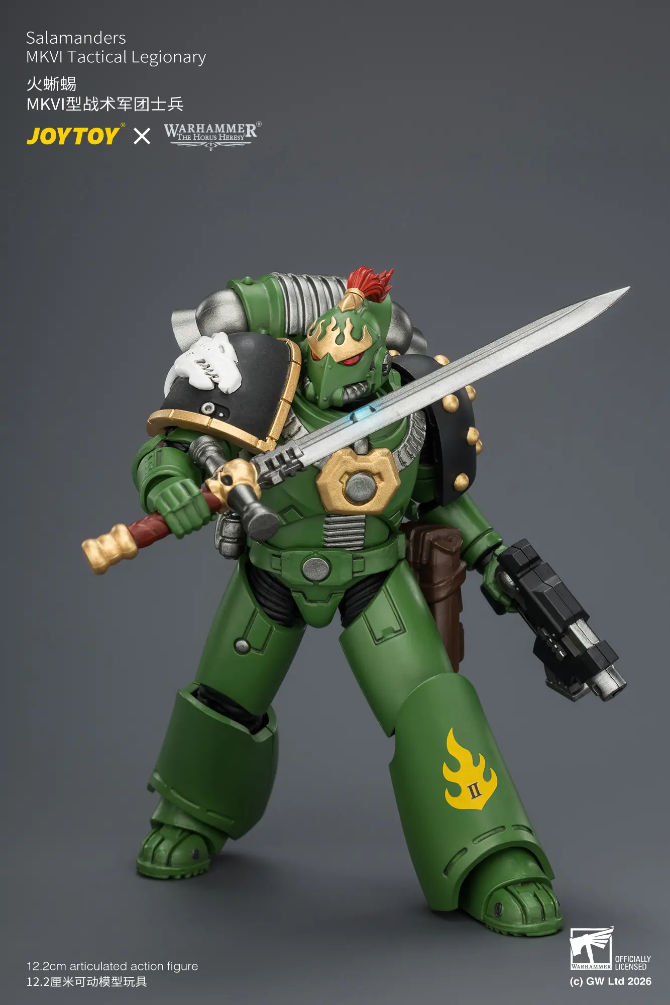 Action Figure - Salamanders MKVI Tactical Legionary 1 18 - JOTYOY Warhammer The Horus Heresy rectangle image 6 Action Figure Salamanders Mkvi Tactical Legionary 1 18 Jotyoy Warhammer The Horus Heresy Rectangle Image 6