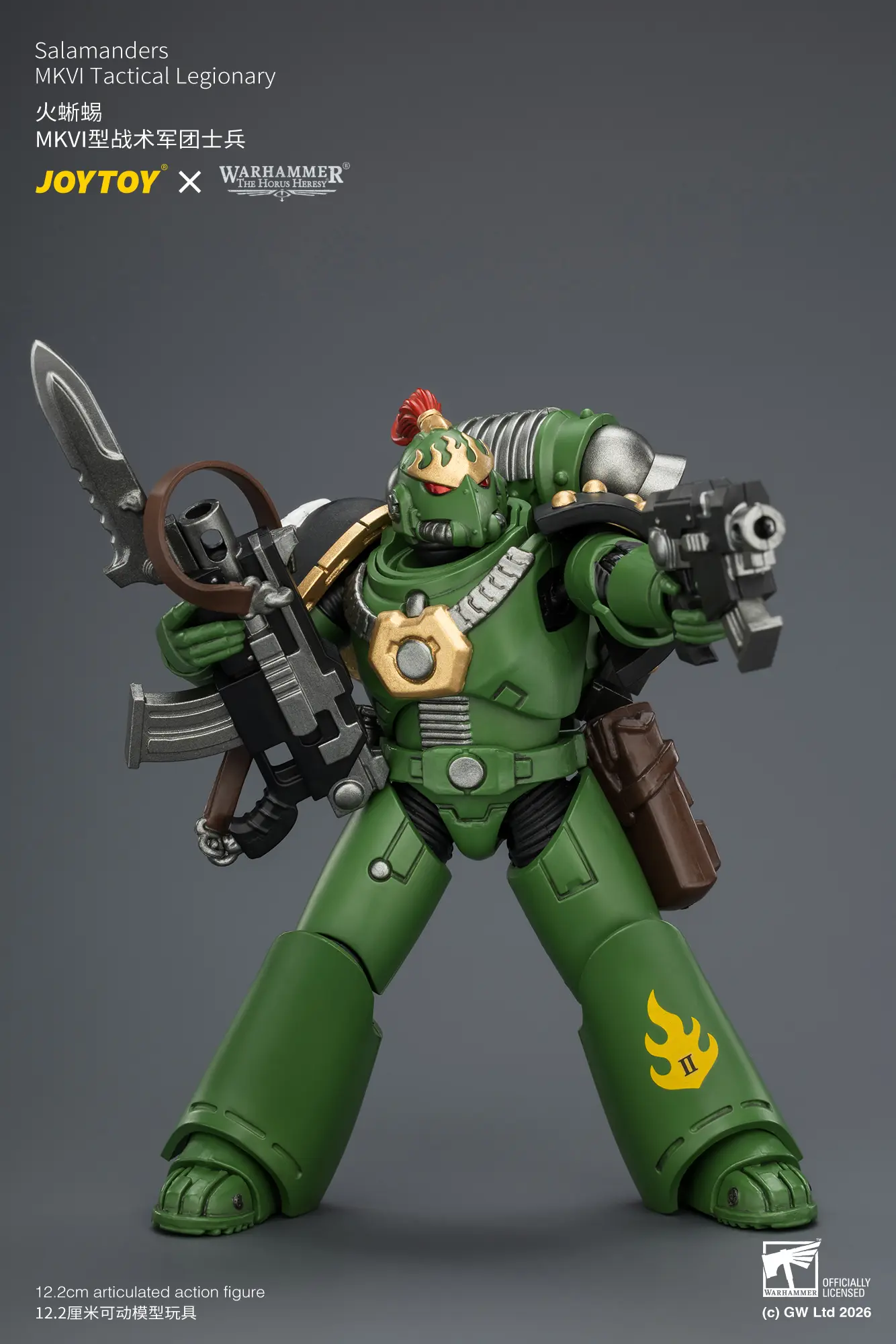 Action Figure - Salamanders MKVI Tactical Legionary 1 18 - JOTYOY Warhammer The Horus Heresy rectangle image 7 Action Figure Salamanders Mkvi Tactical Legionary 1 18 Jotyoy Warhammer The Horus Heresy Rectangle Image 7