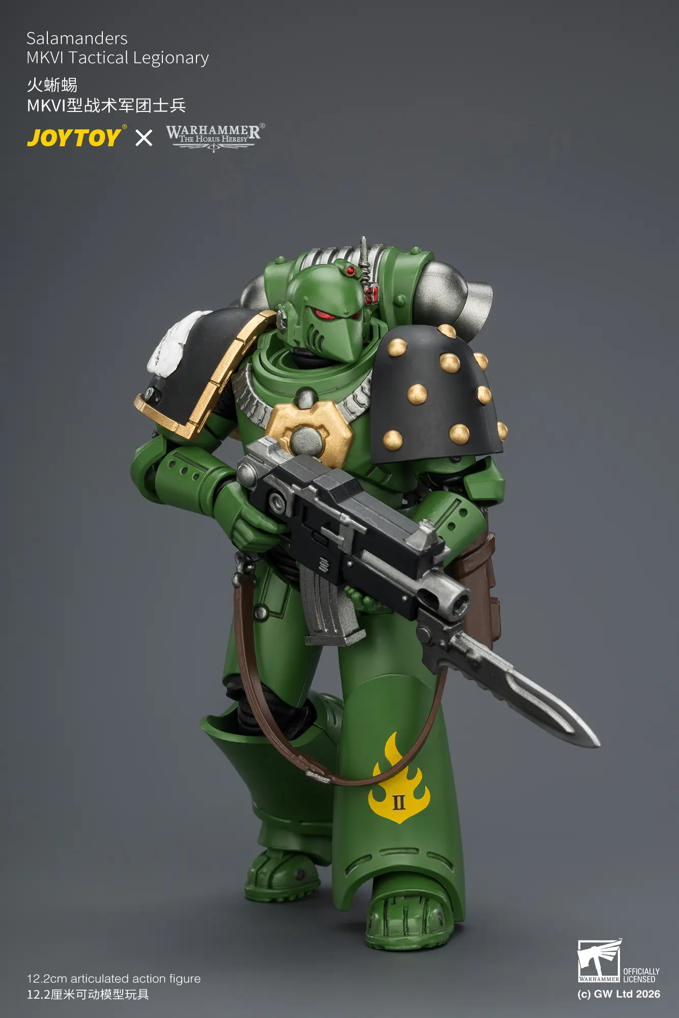 Action Figure - Salamanders MKVI Tactical Legionary 1 18 - JOTYOY Warhammer The Horus Heresy rectangle image 9 Action Figure Salamanders Mkvi Tactical Legionary 1 18 Jotyoy Warhammer The Horus Heresy Rectangle Image 9
