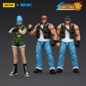 Action Figure Warriors Team (leona, Ralf, Clark) Kof '98 Um Ikari Snk 1 18 Joytoy The King Of Fighters