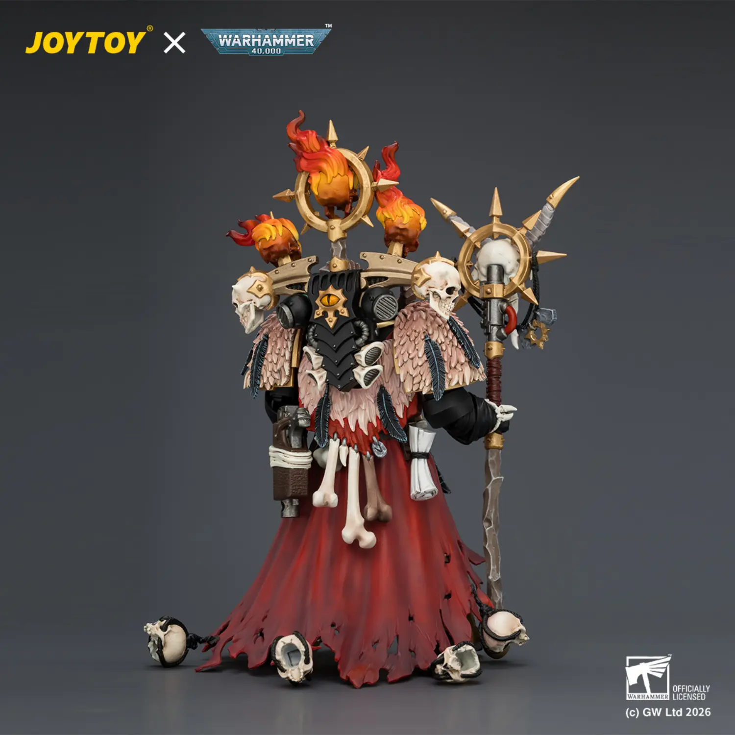 the back of Action Figure - Black Legion Master of Possession with Staff of Possession and Bolt Pistol 1 18 - JOYTOY Warhammer 40K The Back Of Action Figure Black Legion Master Of Possession With Staff Of Possession And Bolt Pistol 1 18 Joytoy Warhammer 40k