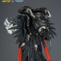 the back of Action Figure - Raven Guard Chapter Master Aethon Shaan with Claws of Severax 1 18 - JOYTOY Warhammer 40K rectangle image The Back Of Action Figure Raven Guard Chapter Master Aethon Shaan With Claws Of Severax 1 18 Joytoy Warhammer 40k Rectangle Image