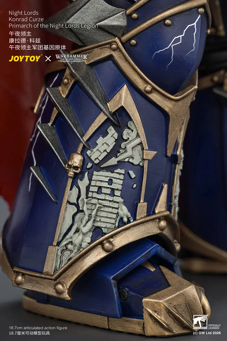 the details of Action Figure - Night Lords Konrad Curze Primarch of the Night Lords Legion 1 18 - JOYTOY Warhammer The Horus Heresy rectangle image 17 The Details Of Action Figure Night Lords Konrad Curze Primarch Of The Night Lords Legion 1 18 Joytoy Warhammer The Horus Heresy Rectangle Image 17