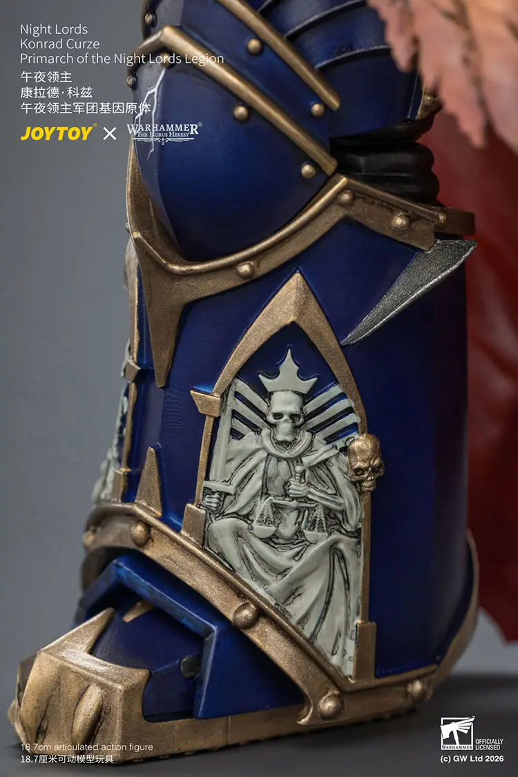 the details of Action Figure - Night Lords Konrad Curze Primarch of the Night Lords Legion 1 18 - JOYTOY Warhammer The Horus Heresy rectangle image 19 The Details Of Action Figure Night Lords Konrad Curze Primarch Of The Night Lords Legion 1 18 Joytoy Warhammer The Horus Heresy Rectangle Image 19