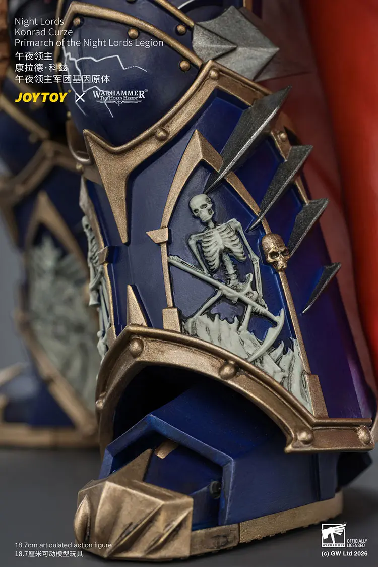the details of Action Figure - Night Lords Konrad Curze Primarch of the Night Lords Legion 1 18 - JOYTOY Warhammer The Horus Heresy rectangle image 20. The Details Of Action Figure Night Lords Konrad Curze Primarch Of The Night Lords Legion 1 18 Joytoy Warhammer The Horus Heresy Rectangle Image 20.