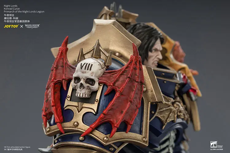 the details of Action Figure - Night Lords Konrad Curze Primarch of the Night Lords Legion 1 18 - JOYTOY Warhammer The Horus Heresy rectangle image 22 The Details Of Action Figure Night Lords Konrad Curze Primarch Of The Night Lords Legion 1 18 Joytoy Warhammer The Horus Heresy Rectangle Image 22