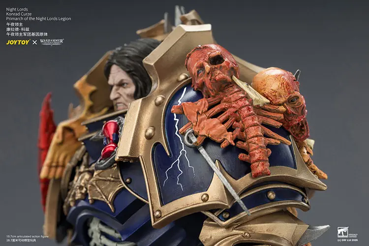 the details of Action Figure - Night Lords Konrad Curze Primarch of the Night Lords Legion 1 18 - JOYTOY Warhammer The Horus Heresy rectangle image 23 The Details Of Action Figure Night Lords Konrad Curze Primarch Of The Night Lords Legion 1 18 Joytoy Warhammer The Horus Heresy Rectangle Image 23