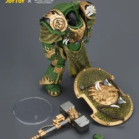 The Parts Of Action Figure Salamanders Firedrake Terminator 2 With Thunder Hammer And Dragonscale Storm Shield 1 18 Jotyoy Warhammer The Horus Heresy Rectangle Image