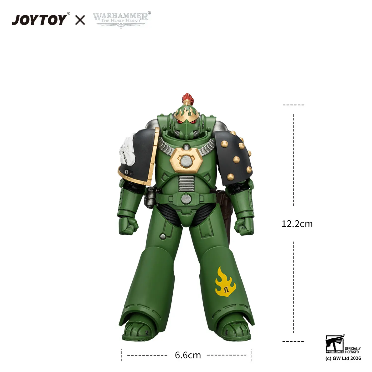 the size of Action Figure - Salamanders MKVI Tactical Legionary 1 18 - JOTYOY Warhammer The Horus Heresy in white background The Size Of Action Figure Salamanders Mkvi Tactical Legionary 1 18 Jotyoy Warhammer The Horus Heresy In White Background