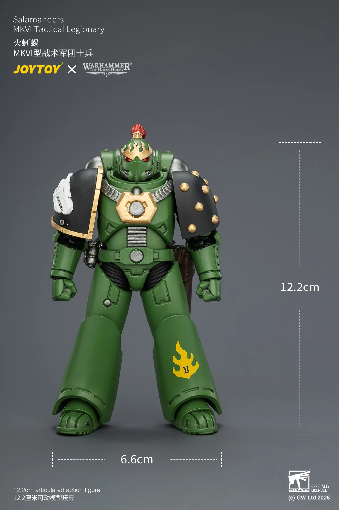 the size of Action Figure - Salamanders MKVI Tactical Legionary 1 18 - JOTYOY Warhammer The Horus Heresy rectangle image The Size Of Action Figure Salamanders Mkvi Tactical Legionary 1 18 Jotyoy Warhammer The Horus Heresy Rectangle Image