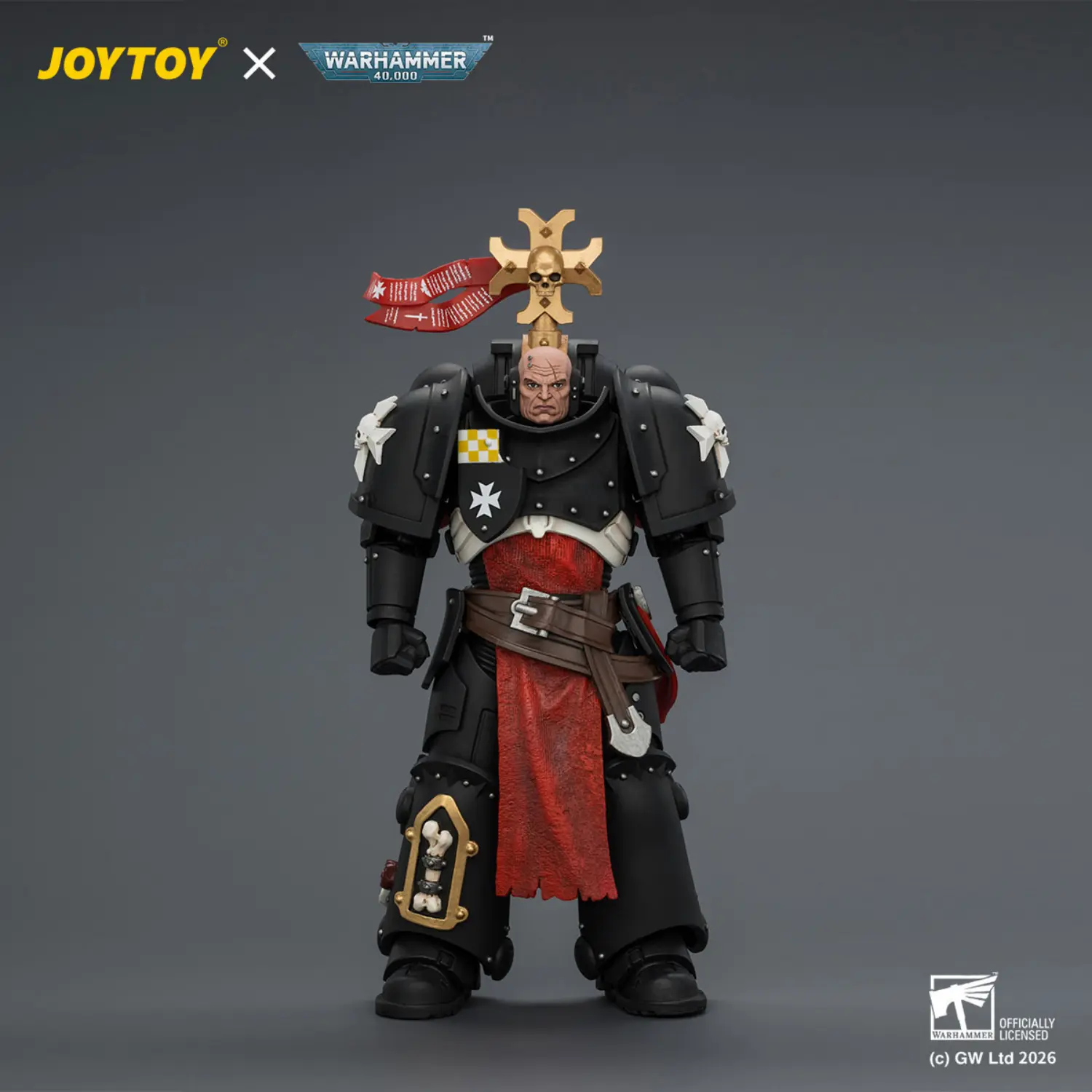 Action Figure - Black Templars Execrator 1 with Crozius Arcanum and Master-Crafted Power Weapon 1 18 - JOYTOY Warhammer 40K Action Figure Black Templars Execrator 1 With Crozius Arcanum And Master Crafted Power Weapon 1 18 Joytoy Warhammer 40k
