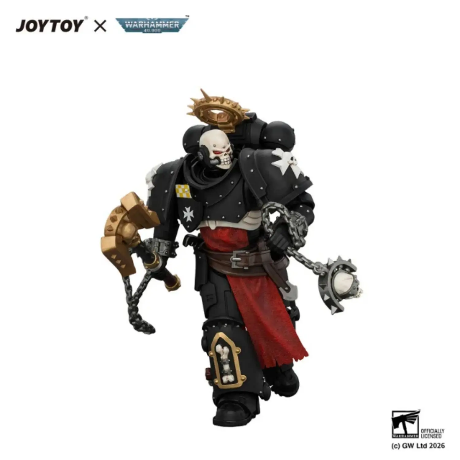 Action Figure - Black Templars Execrator 2 with Crozius Arcanum and Absolvor Bolt Pistol 1 18 - JOYTOY Warhammer 40K in white background 5 Action Figure Black Templars Execrator 2 With Crozius Arcanum And Absolvor Bolt Pistol 1 18 Joytoy Warhammer 40k In White Background 5