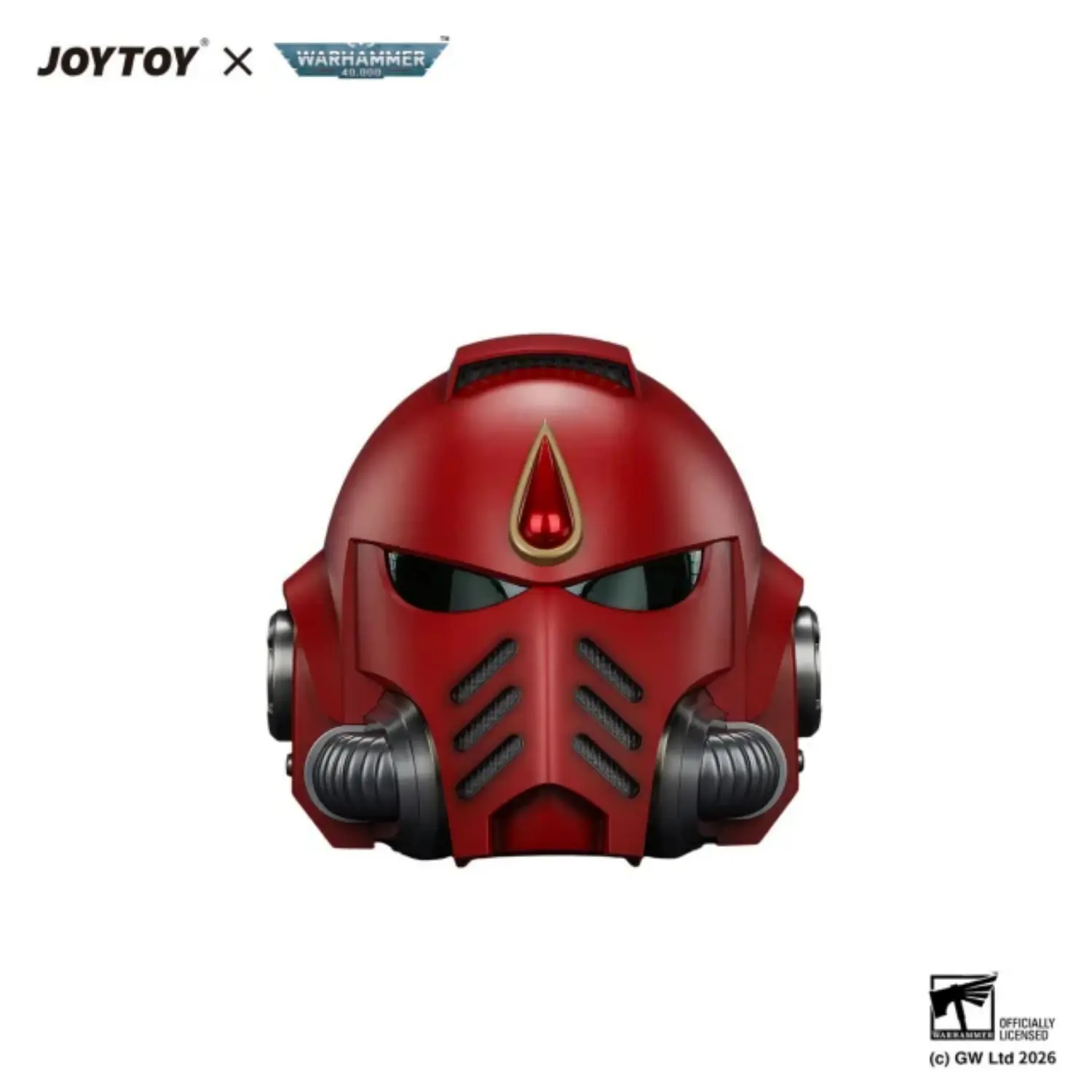 Action Figure Helmet - Blood Angels MkX 1 1 Life-Size Wearable Replica - JOYTOY Warhammer 40K in white image 4 Action Figure Helmet Blood Angels Mkx 1 1 Life Size Wearable Replica Joytoy Warhammer 40k In White Image 4
