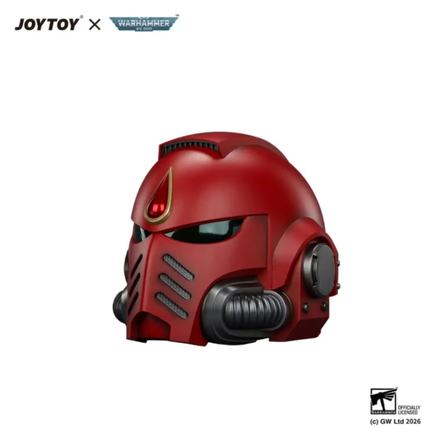 Action Figure Helmet - Blood Angels MkX 1 1 Life-Size Wearable Replica - JOYTOY Warhammer 40K in white image 5 Action Figure Helmet Blood Angels Mkx 1 1 Life Size Wearable Replica Joytoy Warhammer 40k In White Image 5
