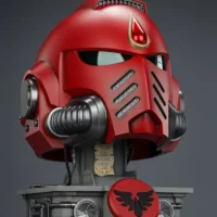 Action Figure Helmet - Blood Angels MkX Helmet & Display Stand 1 1 Life-Size Wearable Replica - JOYTOY Warhammer 40K rectangle image 26 Action Figure Helmet Blood Angels Mkx Helmet & Display Stand 1 1 Life Size Wearable Replica Joytoy Warhammer 40k Rectangle Image 26