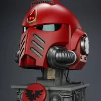 Action Figure Helmet - Blood Angels MkX Helmet & Display Stand 1 1 Life-Size Wearable Replica - JOYTOY Warhammer 40K rectangle image 28 Action Figure Helmet Blood Angels Mkx Helmet & Display Stand 1 1 Life Size Wearable Replica Joytoy Warhammer 40k Rectangle Image 28