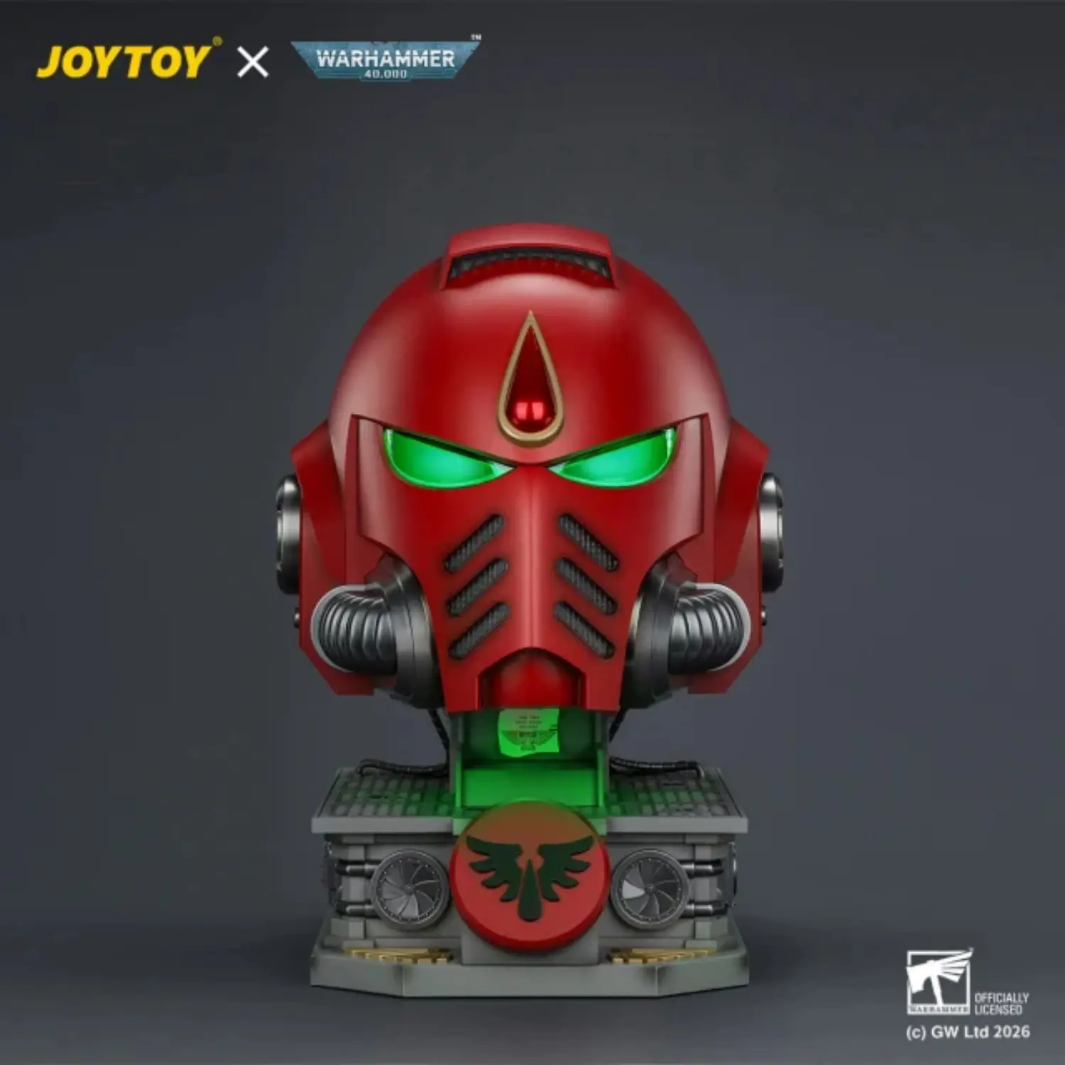 Action Figure Helmet - Blood Angels MkX Helmet & Display Stand 1 1 Life-Size Wearable Replica - JOYTOY Warhammer 40K Action Figure Helmet Blood Angels Mkx Helmet & Display Stand 1 1 Life Size Wearable Replica Joytoy Warhammer 40k