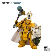 Action Figure - Imperial Fists Darnath Lysander with Thunder Hammer and Storm Shield 1 18 - JOYTOY Warhammer 40K in white background 5 Action Figure Imperial Fists Darnath Lysander With Thunder Hammer And Storm Shield 1 18 Joytoy Warhammer 40k In White Background 5
