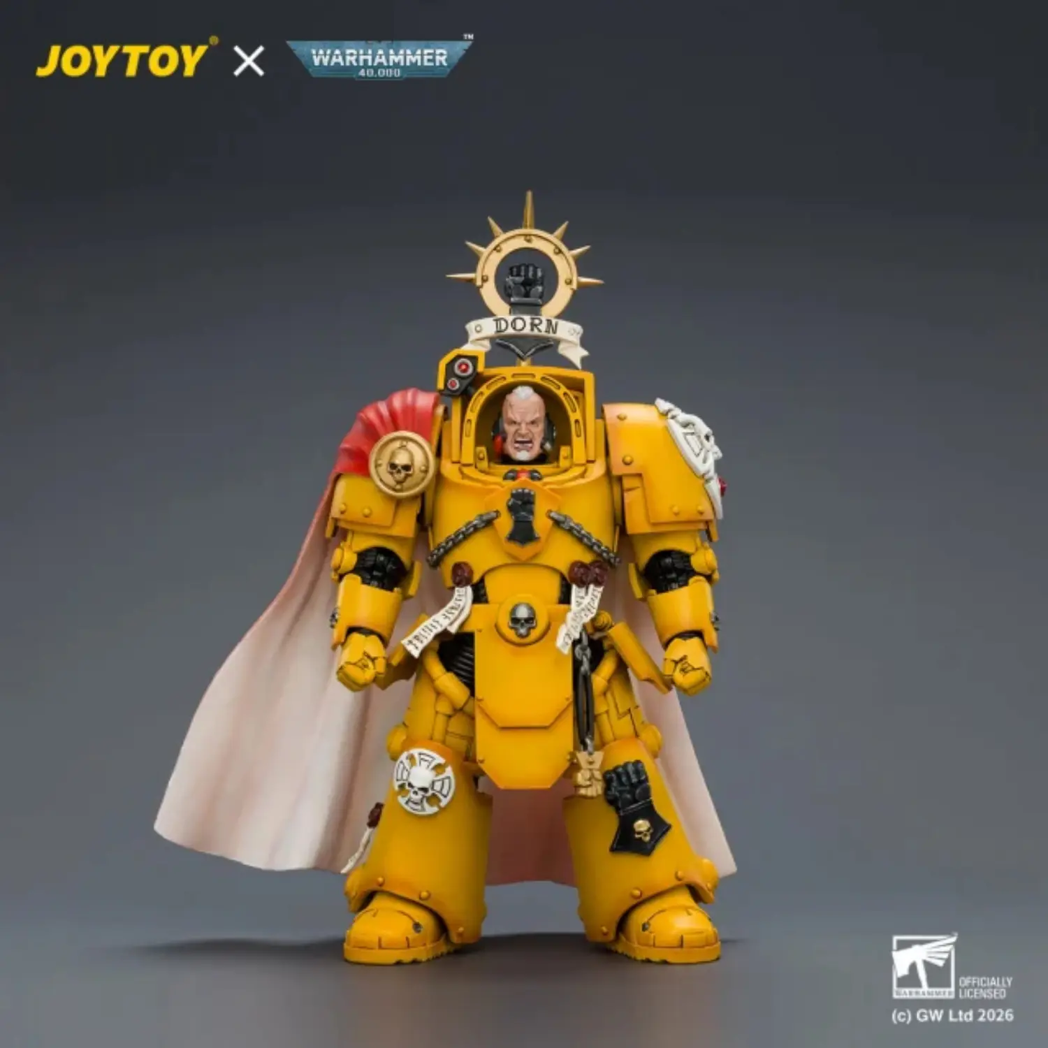 Action Figure - Imperial Fists Darnath Lysander with Thunder Hammer and Storm Shield 1 18 - JOYTOY Warhammer 40K Action Figure Imperial Fists Darnath Lysander With Thunder Hammer And Storm Shield 1 18 Joytoy Warhammer 40k