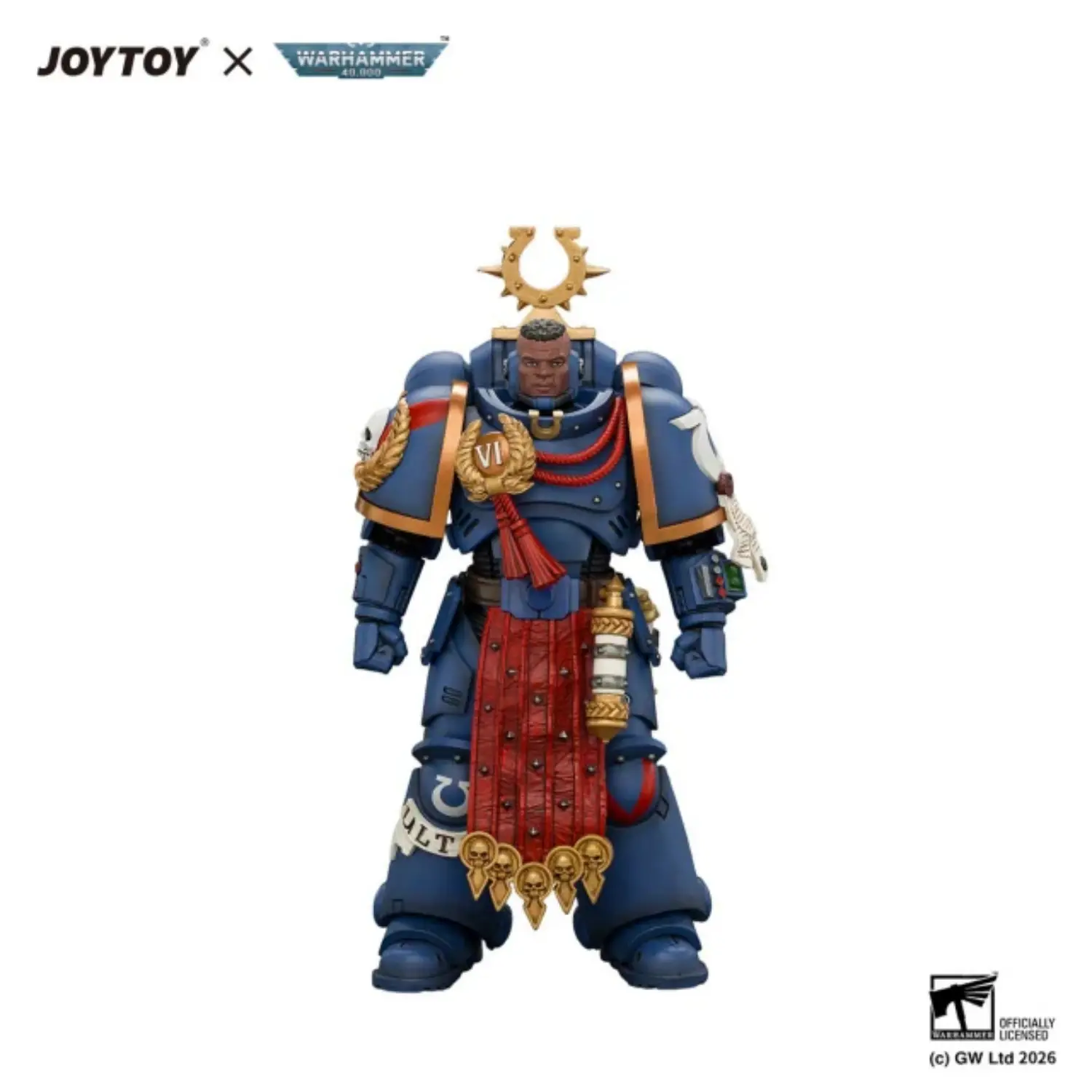 Action Figure - Ultramarines Ferren Areios with Thunder Hammer and Bolt Pistol 1 18 - JOYTOY Warhammer 40K in white background 1 Action Figure Ultramarines Ferren Areios With Thunder Hammer And Bolt Pistol 1 18 Joytoy Warhammer 40k In White Background 1