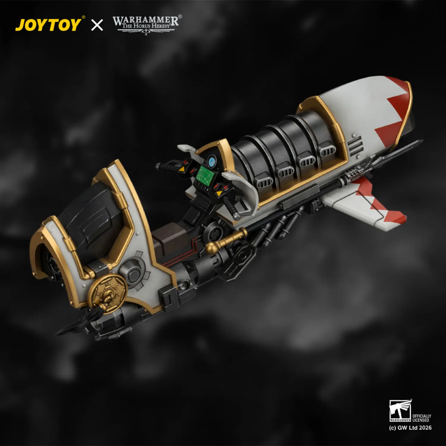 Action Figure - White Scars Legion Shamshir Jetbike 1 18 - JOYTOY Warhammer The Horus Heresy in black background Action Figure White Scars Legion Shamshir Jetbike 1 18 Joytoy Warhammer The Horus Heresy In Black Background