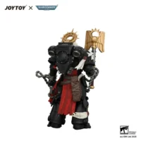 the back of Action Figure - Black Templars Execrator 2 with Crozius Arcanum and Absolvor Bolt Pistol 1 18 - JOYTOY Warhammer 40K in white background The Back Of Action Figure Black Templars Execrator 2 With Crozius Arcanum And Absolvor Bolt Pistol 1 18 Joytoy Warhammer 40k In White Background
