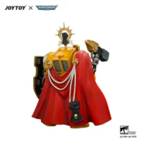 the back of Action Figure - Imperial Fists Darnath Lysander with Thunder Hammer and Storm Shield 1 18 - JOYTOY Warhammer 40K in white background The Back Of Action Figure Imperial Fists Darnath Lysander With Thunder Hammer And Storm Shield 1 18 Joytoy Warhammer 40k In White Background