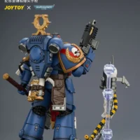 the back of Action Figure - Ultramarines Ferren Areios with Thunder Hammer and Bolt Pistol 1 18 - JOYTOY Warhammer 40K rectangle image The Back Of Action Figure Ultramarines Ferren Areios With Thunder Hammer And Bolt Pistol 1 18 Joytoy Warhammer 40k Rectangle Image
