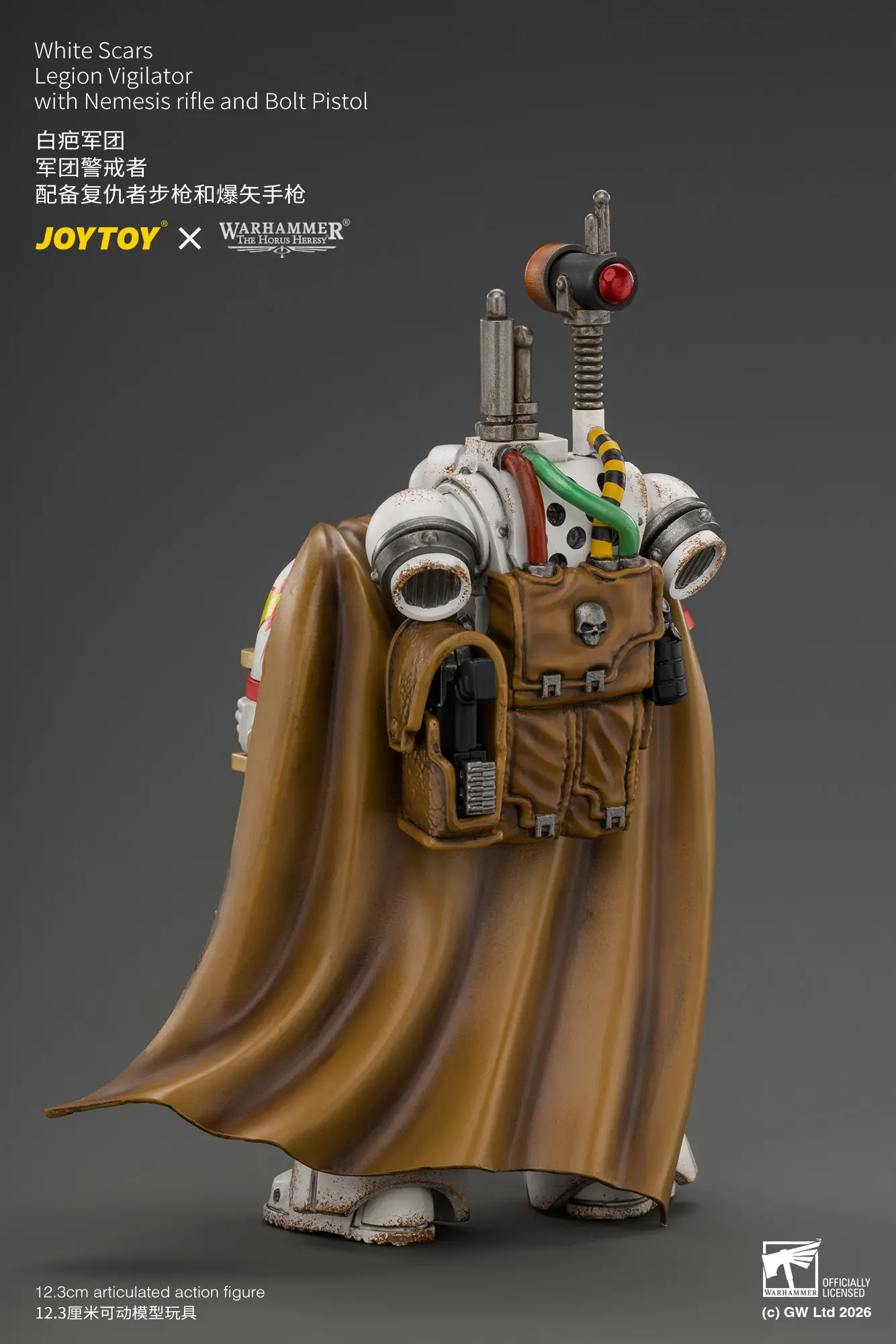the back of Action Figure - White Scars Legion Vigilator with Nemesis rifle and Bolt Pistol 1 18 - JOYTOY Warhammer The Horus Heresy rectangle image The Back Of Action Figure White Scars Legion Vigilator With Nemesis Rifle And Bolt Pistol 1 18 Joytoy Warhammer The Horus Heresy Rectangle Image