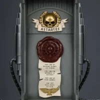 the details of the display stand of Action Figure Helmet - Blood Angels MkX Helmet 1 1 Life-Size Wearable Replica - JOYTOY Warhammer 40K rectangle image 2 The Details Of The Display Stand Of Action Figure Helmet Blood Angels Mkx Helmet 1 1 Life Size Wearable Replica Joytoy Warhammer 40k Rectangle Image 2
