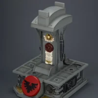 the display stand of Action Figure Helmet - Blood Angels MkX Helmet 1 1 Life-Size Wearable Replica - JOYTOY Warhammer 40K rectangle image 11 The Display Stand Of Action Figure Helmet Blood Angels Mkx Helmet 1 1 Life Size Wearable Replica Joytoy Warhammer 40k Rectangle Image 11